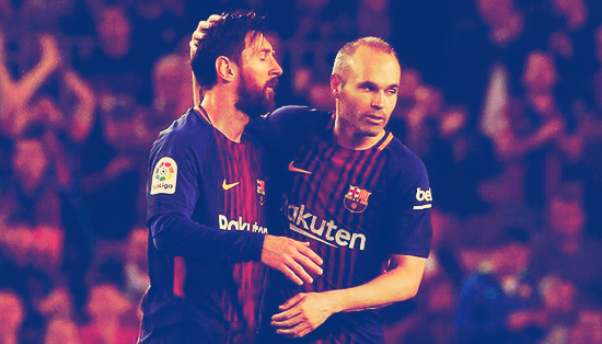 “Messi es distinto, inalcanzable e incomparable” A Iniesta