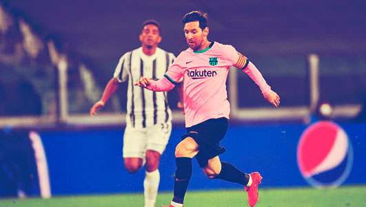 Messi vs Juventus con su tercer gol de penalti